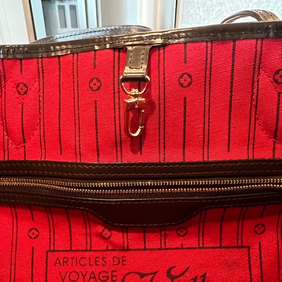 Louis Vuitton Neverfull GM Damier Ebene tote (I'll throw in the red Organizer) - Picture 13 of 17